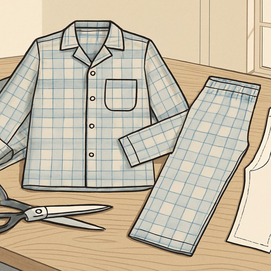 Wykroje na piżamy męskie