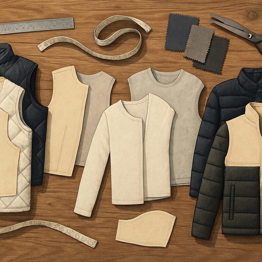 Wykroje na kurtki zimowe