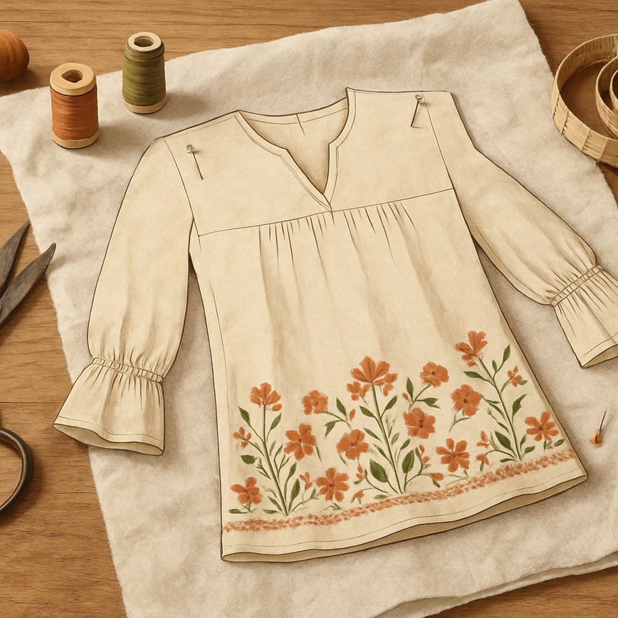 Wykroje na tuniki boho